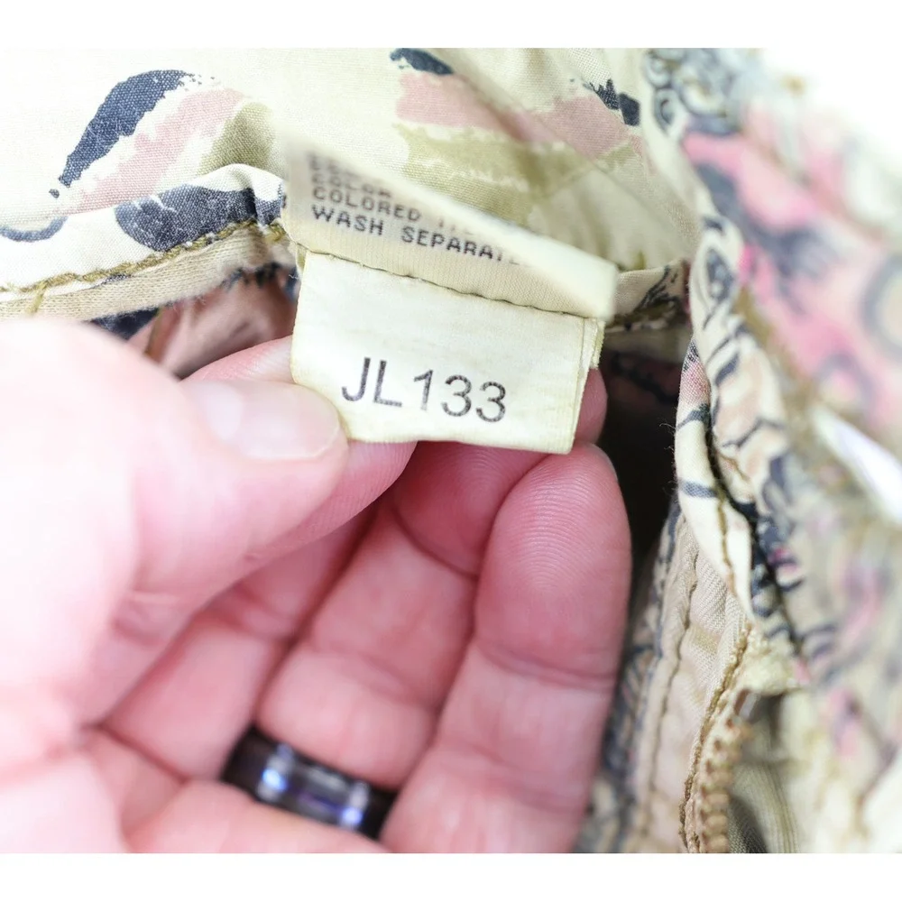 Jet Lag Cargo Shorts Mens 38 Tan Distressed Gorpcore Vintage Y2K Streetwear Belt